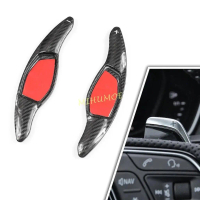 For Audi RS3 RS4 RS5 RS Q3 Q8 TT R8 Genuine Carbon Fiber Paddle Shifters Gear Shift Shifter Extend T