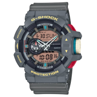 CASIO卡西歐  G-SHOCK 復古時尚 經典重返 復刻深灰 GA-400PC-8A_51.9mm