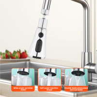 New 3 in 1 Faucet Filter Functions Kitchen Sink Shower Spray Sink Filter Tap Pull-Out Nozzle Bathroom Toilet Faucet Head Kitchen