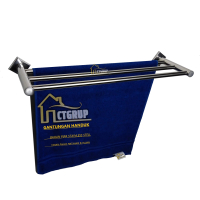 Rak Gantungan Handuk Kamar Mandi Stainless Steel Anti-Korosi