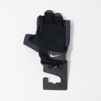 Nike 黑色 魔鬼氈 腕帶 男用 基礎 健力 手套 重量 訓練 健身 半指 手套 NLGC505-7MD
