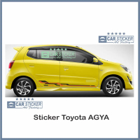 1 pasang agya04 stiker mobil agya stiker toyota agya sticker variasi mobil toyota agya sticke stripr