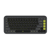 【Logitech 羅技】POP Icon Keys 無線藍芽鍵盤(潮玩黑)