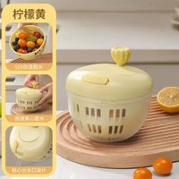 自主設計 水果蔬菜脫水器 水果沙拉疏果脫水器甩幹機手動瀝水