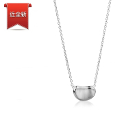 二手品 Tiffany&Co. 蒂芙尼  9mm 相思豆 925純銀項鍊