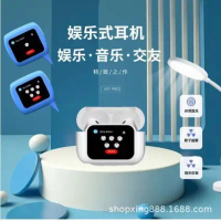 Tai nghe Bluetooth Huaqiangbei thế hệ 234567, chống ồn, mẫu A9pro/E11, màn hình hiển thị màu, TWS, b