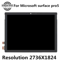 Original For Microsoft surface pro5 pro 5 Model 1796 LP123WQ1 lcd display touch screen glass sensor digitizer tablet assembly