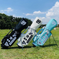 免運 高爾夫球包 PG高爾夫球包支架包球桿包綠色白色黑色布料防水輕便3.2公斤單肩
