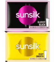 Sunsilk Conditioner 1 Renteng (9mlx12pcs) - Kondisioner Tanpa Bilas Ekstra Lembut Glossy Black