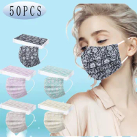 Adult's mask Disposable Face Mask 3-Layer Face Masks Mouth Cover Protective Face Mask And Dustproof Windproof Breathable Face