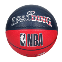 SPALDING NBA #7號合成皮籃球-室內 室外 戶外 運動 7號球 斯伯丁 SPA76487 丈青紅白