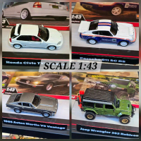 HOT WHEELS SCALE 1:43 2025 MIX 2 ️JEEP WRANGLER 392 RUBICON HONDA CIVIC TYPE R EK9 ️1985 ASTON MARTI