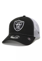 New Era New Era Las Vegas Raiders NFL Essential Black 9FORTY A-Frame Trucker Cap