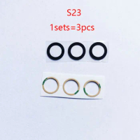 1set/lot Rear Back Camera Lens For Samsung Galaxy S23 Ultra S23 S23Plus Back Rear Camera Glass Lens For Samsung S23 Ultra S23