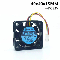 แฟนซี SANYO 4015 109P0424H7D28 สำหรับเซอร์โวมอเตอร์ แฟนิวค พ/น.: A90L 0001 0441/39 แรงดันไฟฟ้า DC24V