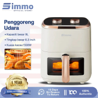 Simmo air fryer non-stick 8L large capacity 200 ° c hot air fryer 1350W 30min Fryer healthy temperat