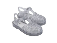 Mini Melissa Possession Shiny Inf - Sandal Anak Perempuan - Glitter Clear Silver 32 GLITTER CLEAR SI