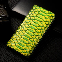 Dragon Scale Pattern Phone Case for Vivo V27 V17 V19 V20 V21e V21s V23e V25e Neo Pro Indonesia Genuine Leather Flip Cover