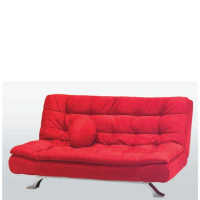 【AS 雅司設計】EVA紅布沙發床-床:長183×深118×高42公分- 椅:背高83公分