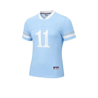 Rugby เสื้อยืดผู้ชาย สีฟ้า