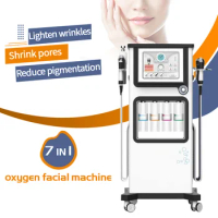 Multifunctional SPA Machine Skin Ultra Hot Cold Hammer Galvanic Removal Face Lifting Oxygen Spray Skin Rejuvenation Hydro Facial
