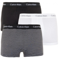 卡文克萊 - Calvin Klein 卡爾文·克萊 男士平角內褲套裝 U2664G-IOT-L 3條 黑白條紋 1 套