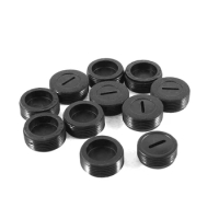 10 Pairs Parts Carbon Brush Cover 14Mm Round Rubber Nut Stopper Holder Caps Case Angle Grinder Accessories