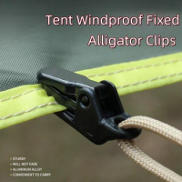 Outdoor Camping Tent Clip, Outdoor Awning Clip, Canopy Pull Point Hook, Tent Windproof Fixed Clip, Inverted Camping Accessories