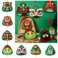 Crafts Dragon Boat Festival Bag Handmade Antique Chinese Style DIY Toy Non-woven Fabric Blessing Bag Hanfu Props