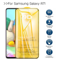 9D Protective Glass Case for Samsung A71 Screen Protector for Samsung Galaxy A71 Tempered Glas A 71 A715 Display Tremp Glas Film