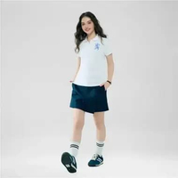 Giordano Women's 3D Lion Polo 0531622201 M Signature White