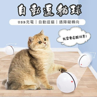 『台灣x現貨秒出』USB充電款自動逗貓LED紅外線激光球自嗨貓咪玩具球