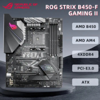 ASUS ROG STRIX B450-F GAMING II Motherboard AM4 Support AMD Ryzen 5 5600g 3600x Cpus DDR4 64GB 2×M.2 PCI-E 3.0 ATX Mainboard