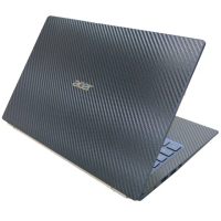 【Ezstick】ACER Swift 5 SF514-54 GT 黑色立體紋機身貼(含上蓋貼、鍵盤週圍貼、底部貼)