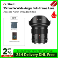 7artisans 7 artisans 15mm F4 MF Wide Angle Full-Frame Lens For Sony E FX3 Nikon Z Z50 Leica Canon RF EOS-R EOS-R5