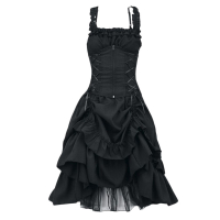 2023ผู้หญิงใหม่ Victorian Gothic Dress Lace Up Vestidos R Lolita Palace Court เจ้าหญิงฮาโลวีน Punk ค