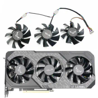 NEW 75MM 7PIN FD8015U12D TUF GTX 1660 GPU Fan，For ASUS TUF GTX 1660/1660S/1660TI 5700XT Graphics card cooling fan