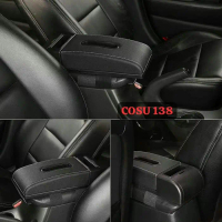 PROMO!! Armrest Mobil Universal Sandaran Tangan USB Non USB - PUTIH NON USB