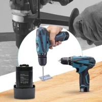 Electric Cordless Screwdriver Rechargable Driver Drill Wireless Impact Drill Mini Lithium Battery Ch