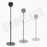 適用蘋果homepod mini音響支架家庭音箱專用金屬落地機架實木托盤【亞德機械五金家居】