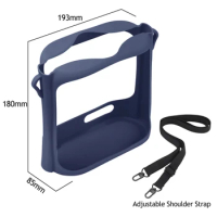 Silicone Protective Cover for Anker Soundcore Motion X500 Speaker with Shoulder Strap Black Blue Purple
