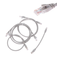สายเคเบิลเครือข่ายอีเทอร์เน็ตสำหรับ Cat6e ตัวผู้เป็นตัว RJ45สำหรับสายแลน0.2ม.-1.5ม.