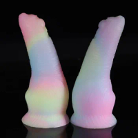 Realistic Luminous Dildo with Powerful Suction Cup Simulate Penis Snail Sex Toy Flexible G-spot Dildos For Masturbator Anal Plug