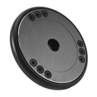 Sound Isolation Platform Damping Recoil Pad For Apple Homepod Amazon Echo Google Home Stabilizer Smart Speaker Riser Base(Black)