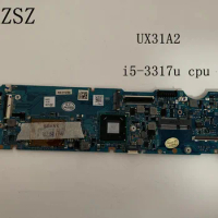 CSRZSZ For ASUS Original Laptop motherboard UX31A2 Motherboard REV 4.1 i5-3317u CPU Test work perfect