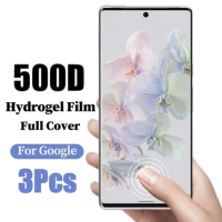 3PCS Hydrogel Film For Google Pixel 6 Pro Full Cover Front Soft Film For Google Pixel6 Pixel7 Pro Screen Protector
