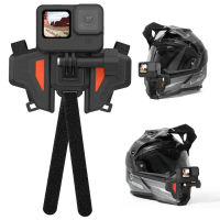 Telesin Motorcycle Helmet Chin Strap Mount for GOPROทุกรุ่น,DJI Action 5Pro/4/3,Insta360 มา  เท่น  e