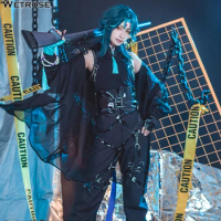 【Wetrose】In Stock Xiao Killer Cosplay Costumes Genshin Impact Fanart Doujin Sniper Agent Spy