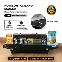 OSSEL Horizontal Continuous Band Sealer Press Plastik Model Jalan Konveyor OS-DBF900 OSSEL