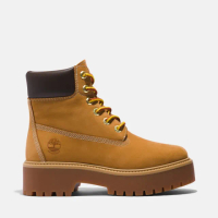 【Timberland 官方旗艦】女款小麥色 Stone Street 6吋厚底防水靴(A5RJD231)